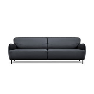 Modrá kožená pohovka Windsor & Co Sofas Neso, 235 x 90 cm