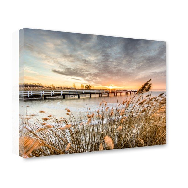 Obraz Styler Canvas By The Sea Jetty, 75 × 100 cm