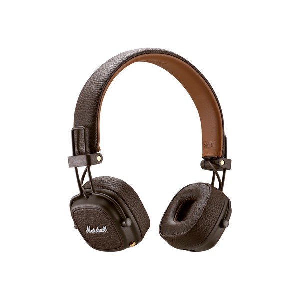 Hnedé bezdrôtové slúchadlá Marshall Major III-image-1