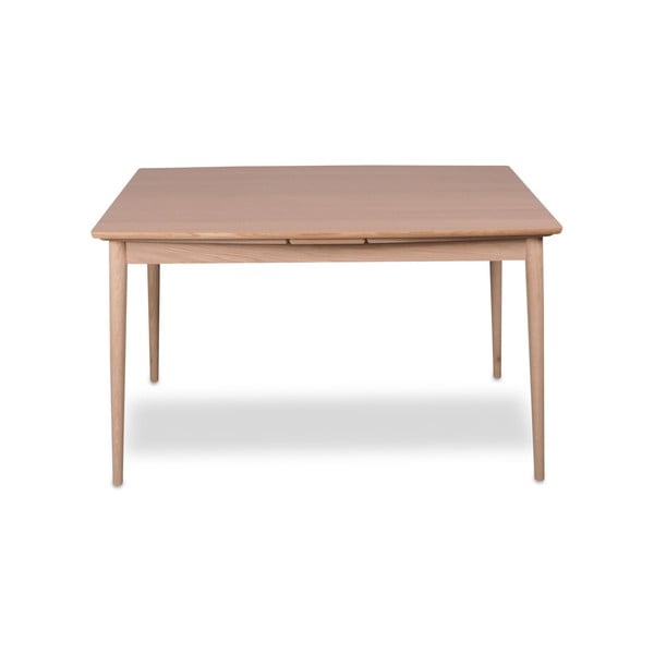 Rozkladací jedálenský stôl s hnedou doskou WOOD AND VISION Curve, 122 × 82 cm