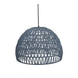 Sivé stropné svietidlo LABEL51 Rope, ⌀ 38 cm