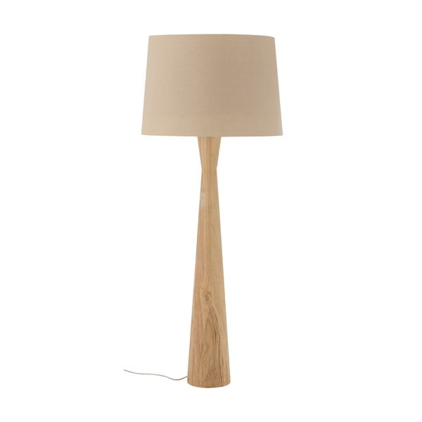 Béžová stojacia lampa s textilným tienidlom (výška 130 cm) Leonor – Bloomingville