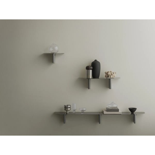 Polica nehrdzavejúca v matne striebornej farbe 30 cm Oru – Blomus-image-4