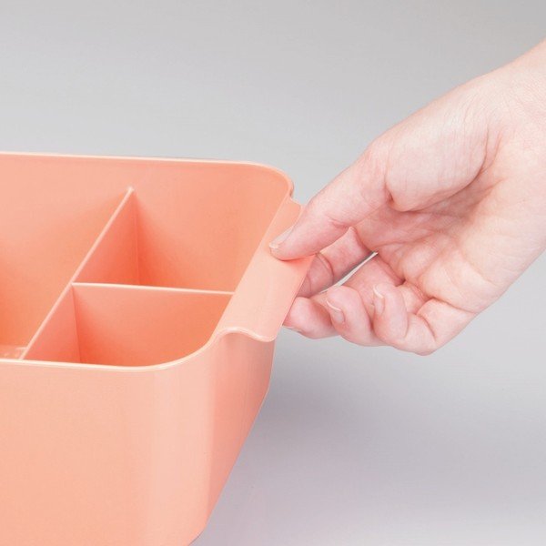 Oranžový organizér InterDesign Clarity Divided-image-1