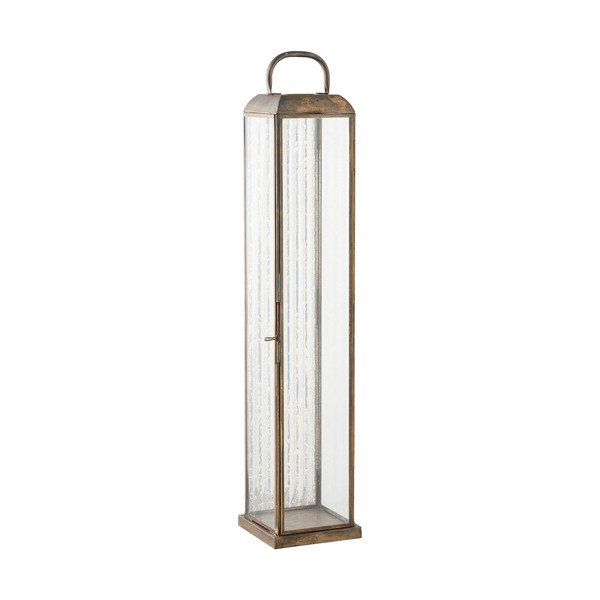 Kovový/sklenený lampáš (výška  60 cm) Herslev – House Nordic-image-4