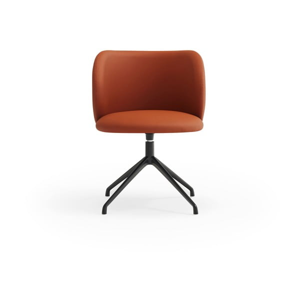 Oranžové čalúnené jedálenské kreslo Mogi – Teulat-image-1