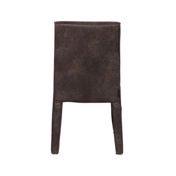 Sada 2 čiernych kožených stoličiek BePureHome Cocoon-image-3