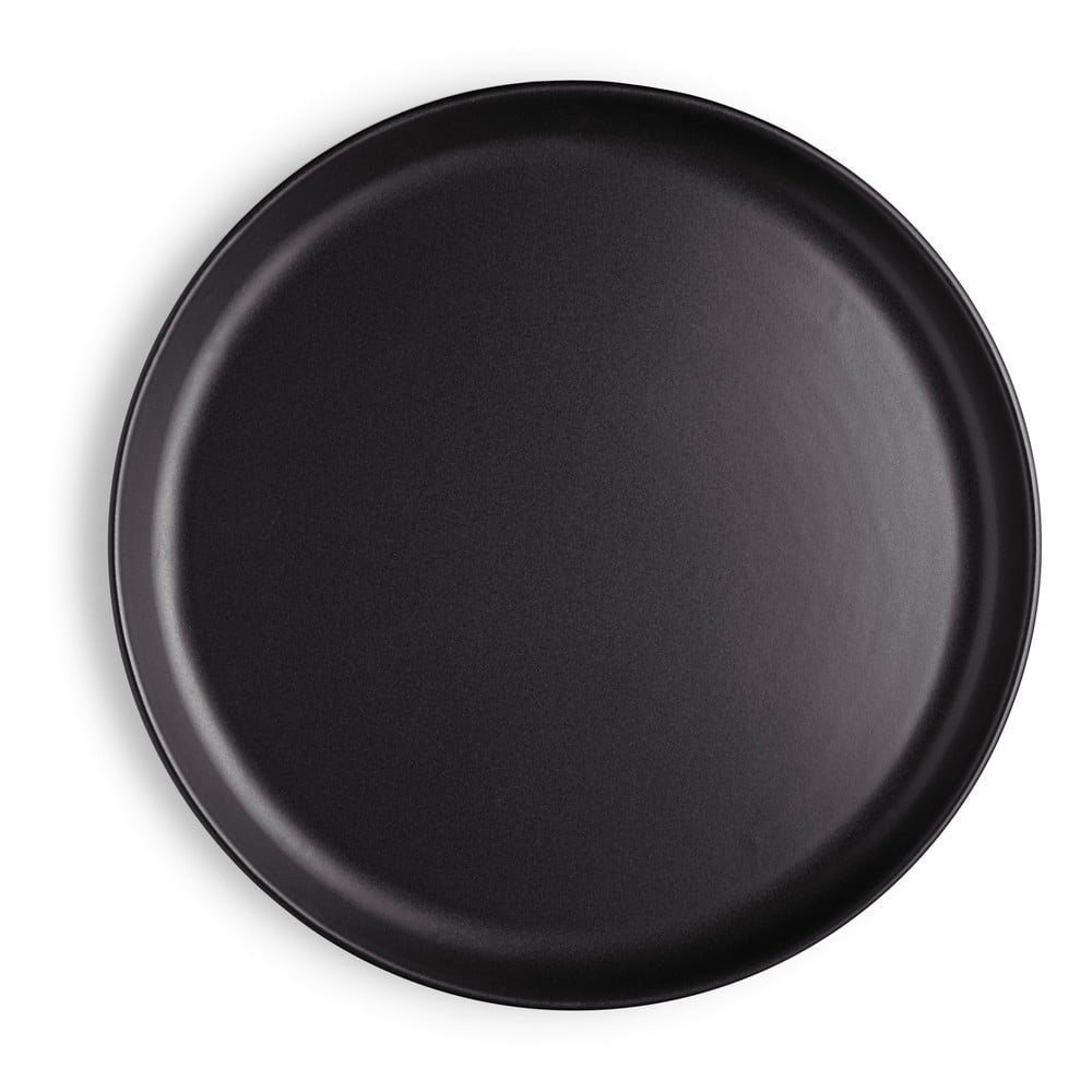 Čierny kameninový tanier Eva Solo Nordic, 25 cm