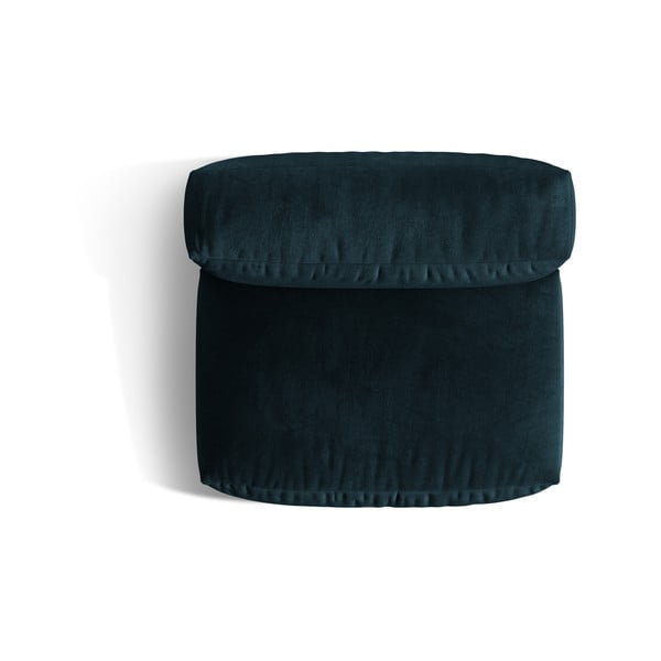 Tmavomodrý zamatový modul pohovky (stredový diel) Martina – Micadoni -image-3