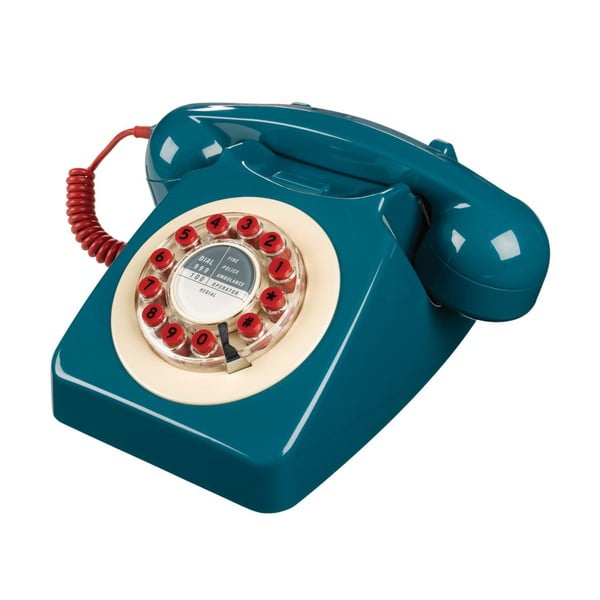 Retro funkčný telefón Serie 746 Blue