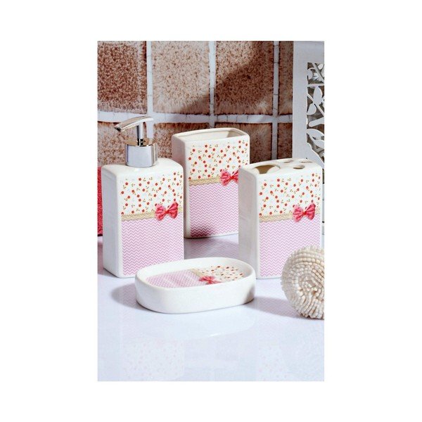 Set kúpeľňových doplnkov Pinky