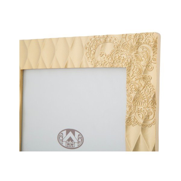 Žltý fotorámik v živicovom ráme Mauro Ferretti Glam Carving, 21 × 26 cm-image-3