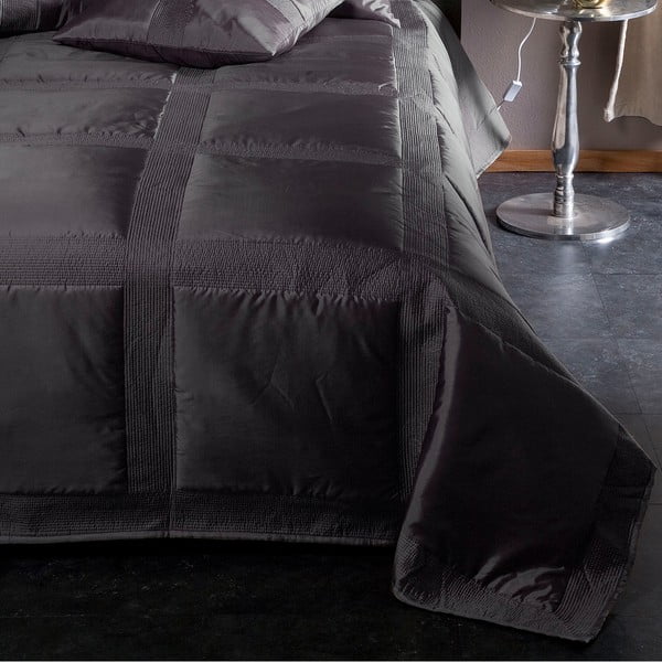 Prikrývka na posteľ Montana Anthracite, 220x270 cm