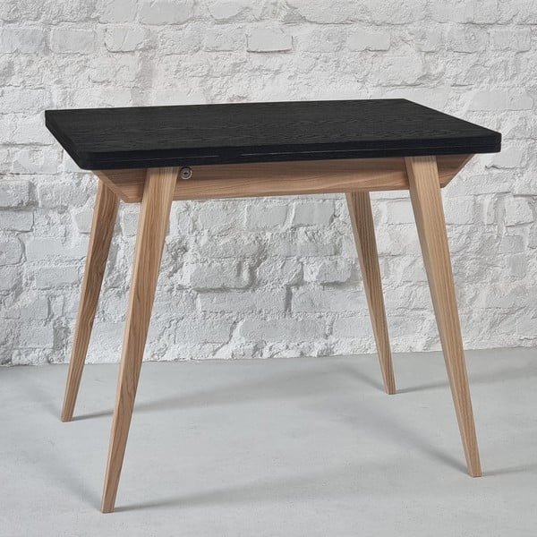 Rozkladací jedálenský stôl s doskou v dekore jaseňového dreva 65x90 cm Envelope – Ragaba-image-4