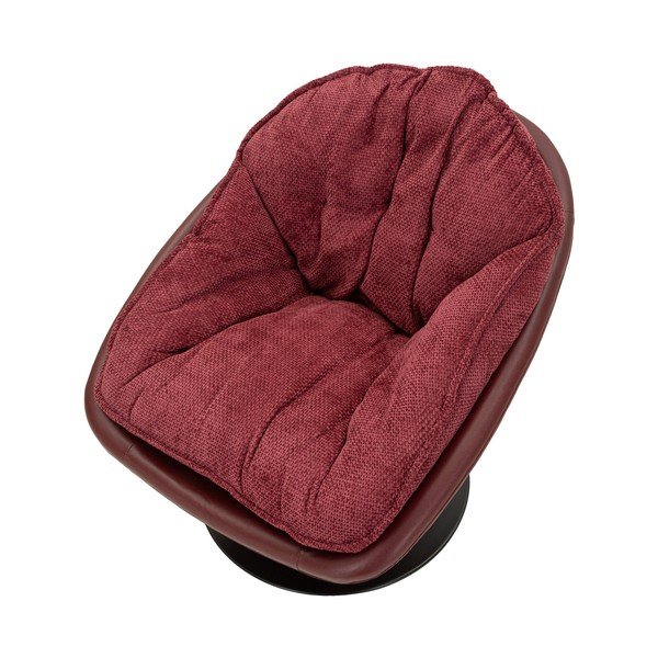 Vínovočervené otočné kreslo Retro Style – Mauro Ferretti-image-3
