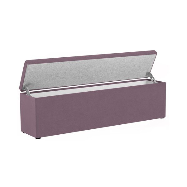 Levanduľovofialový otoman Mazzini Sofas Ancona, 200 × 46 cm-image-4