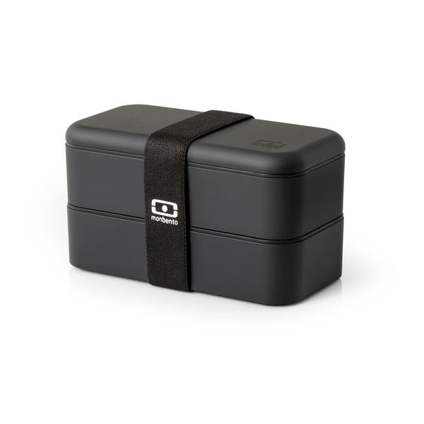Čierny obedový box Monbento