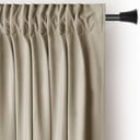 Hnedý/béžový zamatový dimout záves 140x245 cm Pleat – Restilo