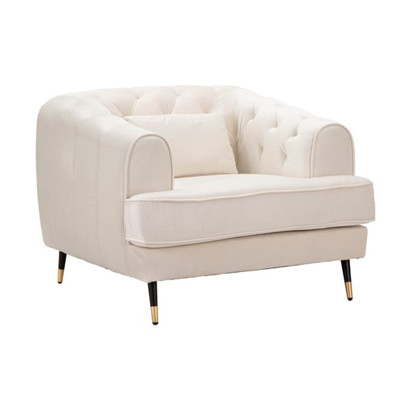 Krémové kreslo Praga – Mauro Ferretti