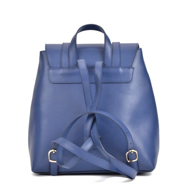 Modrý kožený batoh Sofia Cardoni Angelica-image-1