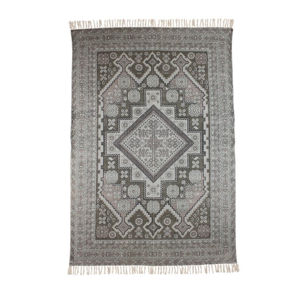 Sivý koberec z bavlny Strömshaga Maj, 140 × 200 cm