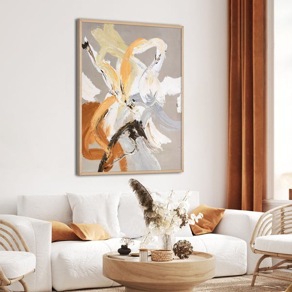 Ručne maľovaný obraz 90x120 cm Go Ahead – Malerifabrikken-image-1