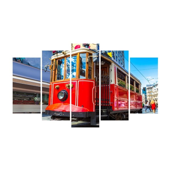 Viacnásobný obraz na plátne City Tram Canvas