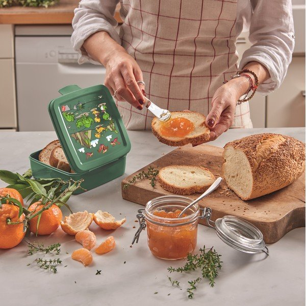 Zelený detský desiatový box Dinosaur – Snips-image-1