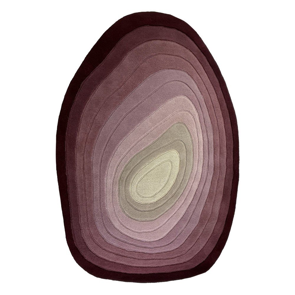 E-shop Fialový ručne tkaný vlnený koberec 160x230 cm Puddle Ombre – Flair Rugs