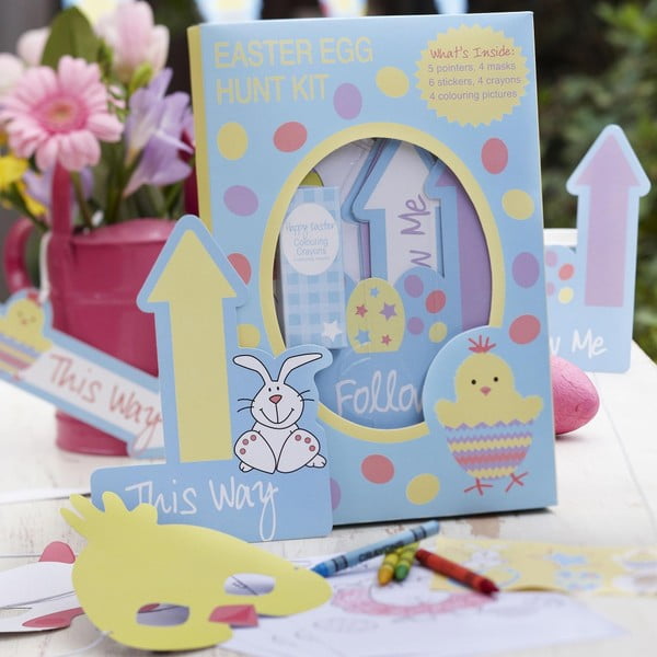 Papierová veľkonočná hra pre deti Neviti Easter Chick Egg Hunt Kit