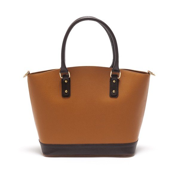 Koňakovo hnedá kožená kabelka Isabella Rhea no. 464-image-4