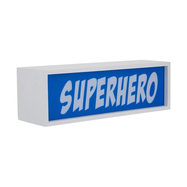 Modrá svetelná dekorácia na baterky Superhero – Premier Housewares-image-3