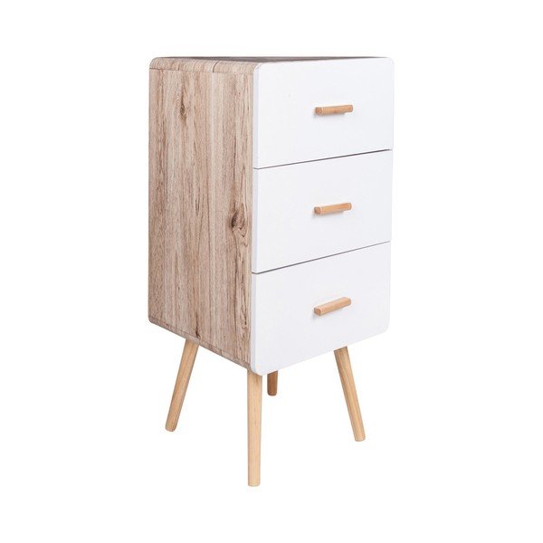 Komoda z dubového dreva s 3 zásuvkami Liz-image-4