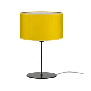 Žltá stolová lampa Bulb Attack Doce S, ⌀ 25 cm