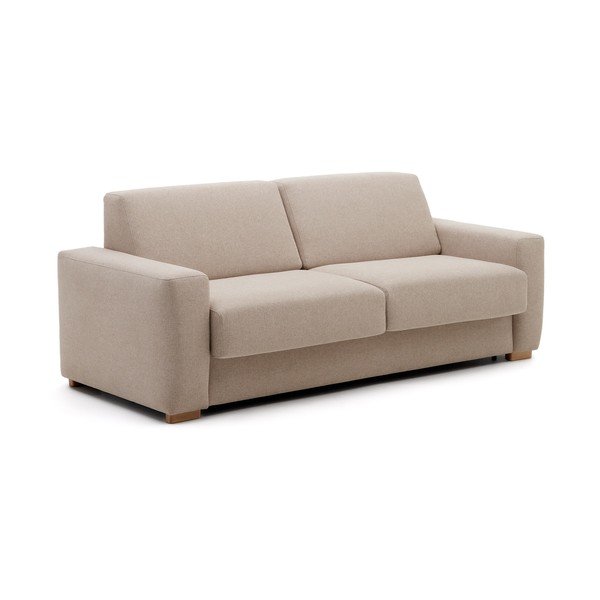 Béžová rozkladacia pohovka 224 cm Anley – Kave Home-image-1