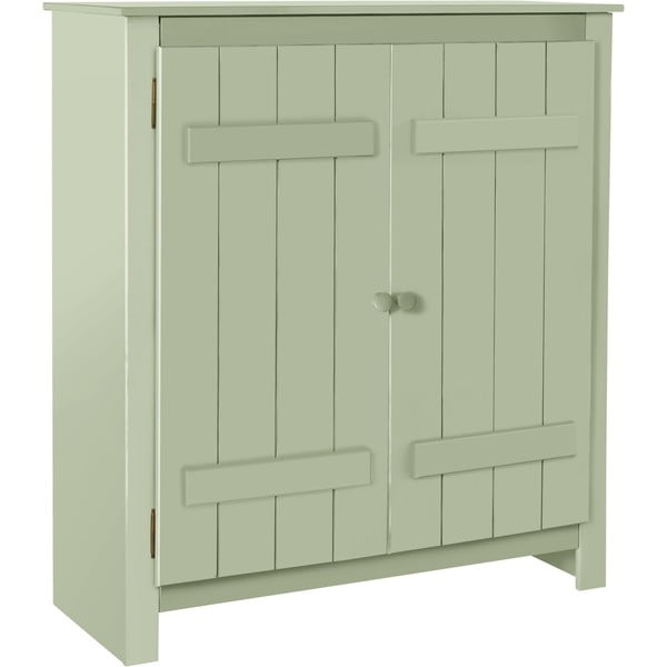 Svetlozelená skrinka z borovicového dreva 100x110 cm Bertram – Støraa-image-2