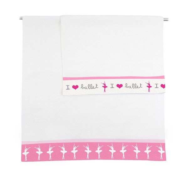 Sada 2 osušiek Ballerina, 50x100 a 70x140 cm-image-2