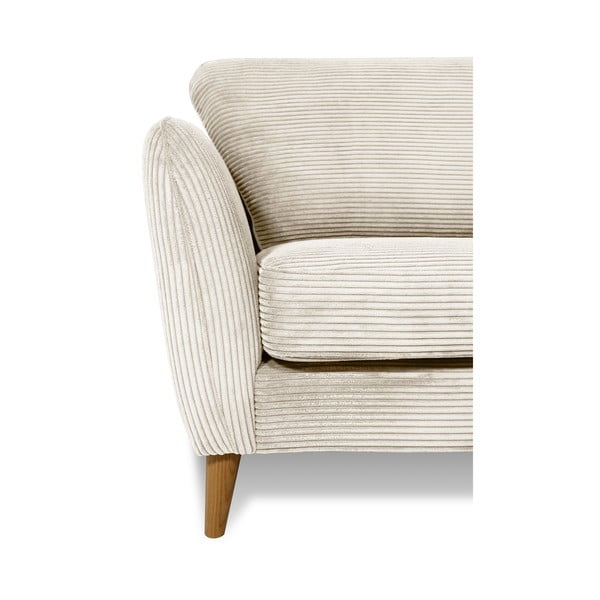 Biela menčestrová pohovka 170 cm Paris – Scandic-image-4