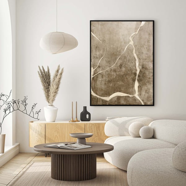 Ručne maľovaný obraz 90x120 cm Vibranium – Malerifabrikken-image-1