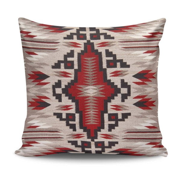 Vankúš s výplňou Indian Pattern, 45 × 45 cm