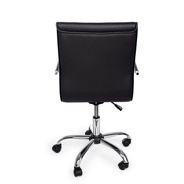 Čierna kancelárska stolička z imitácie kože Perth – Yes Everyday-image-4