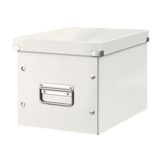 Biely kartónový úložný box s vekom Click&amp;Store - Leitz