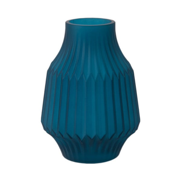 Modrá sklenená váza PT LIVING, Ø 13,5 cm