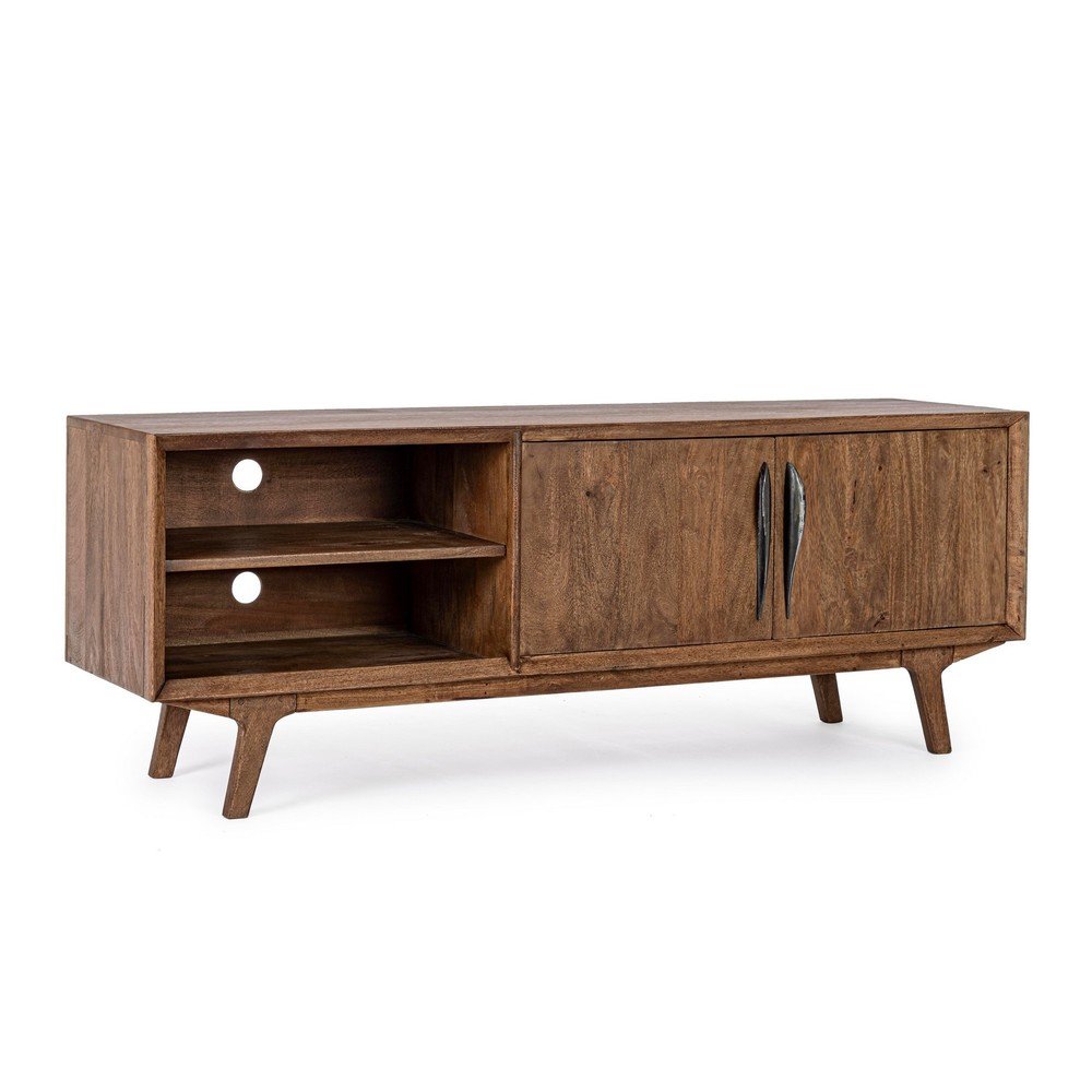 TV stolík z mangového dreva v prírodnej farbe 152x55x40 cm Sherman – Bizzotto
