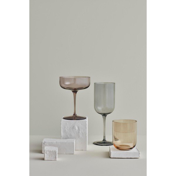 Sada 4 sivých pohárov na biele víno Blomus Mira, 280 ml-image-1