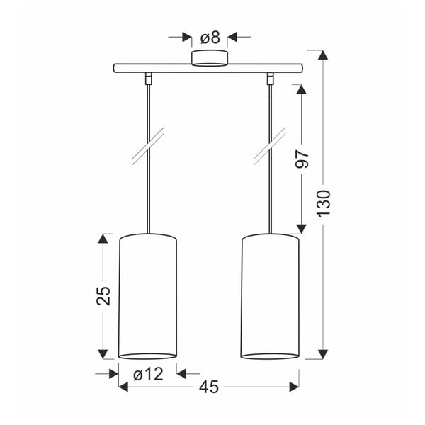 Závesné svietidlo v prírodnej farbe ø 12 cm Aragona – Candellux Lighting-image-2