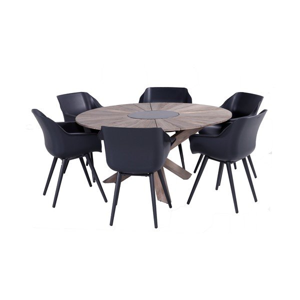 Záhradný stôl z teakového dreva Hartman Provence, ø 150 cm-image-2