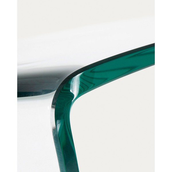 Sklenené konferenčné stolíky v súprave 2 ks 50x50 cm Burano – Kave Home-image-4