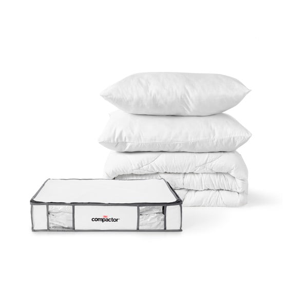 Vákuové/vystužené látkové úložné boxy na oblečenie v súprave 3 ks 45x65x15,5 cm Life – Compactor-image-3