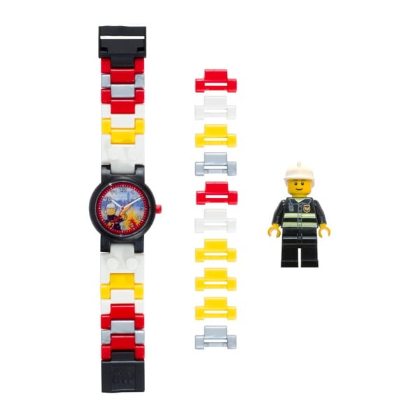 Hodinky s figúrkou LEGO® City Fireman